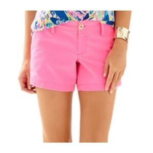 Lilly Pulitzer the Callahan 5”’inseam pink low rise shorts 4